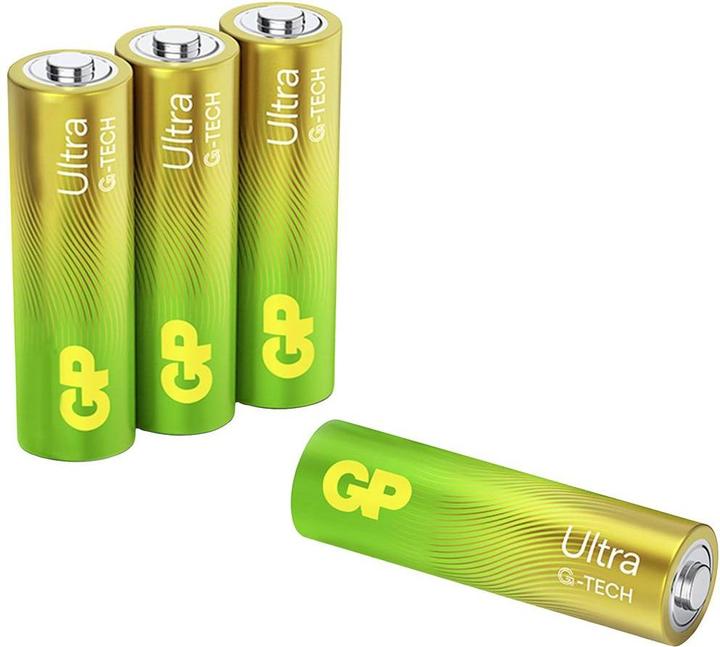 Productafbeelding GP Batteries Ultra Alkaline batterij AA Mignon 1,5V Blister van 4 (4 Pcs., AA)