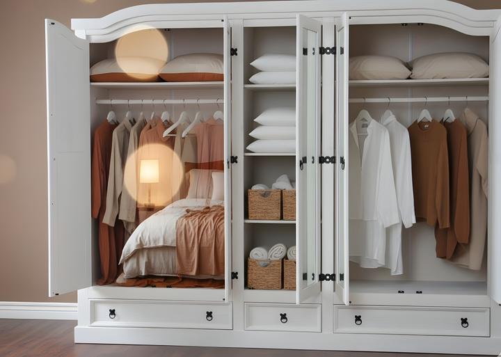 Produktbild Ebuy24 Kleiderschrank New Mexico (243 x 57 x 193 cm)