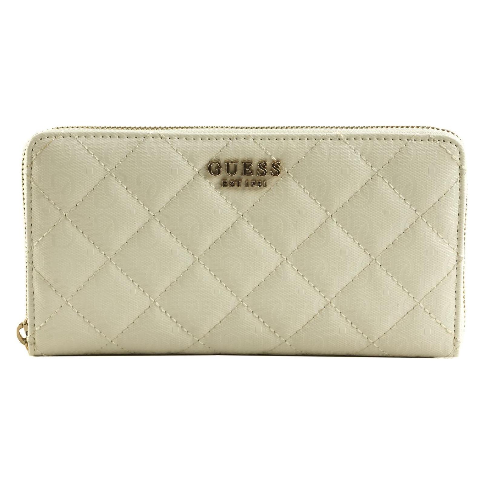 Guess, Damen, Portemonnaie, Laurel Slg Cheque Organizer, Weiss
