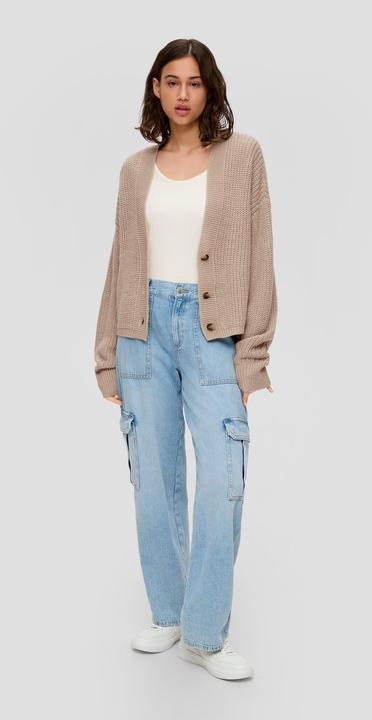 Actual product image s.Oliver Strickjacke Strickjacke mit V-Ausschnitt (XL)
