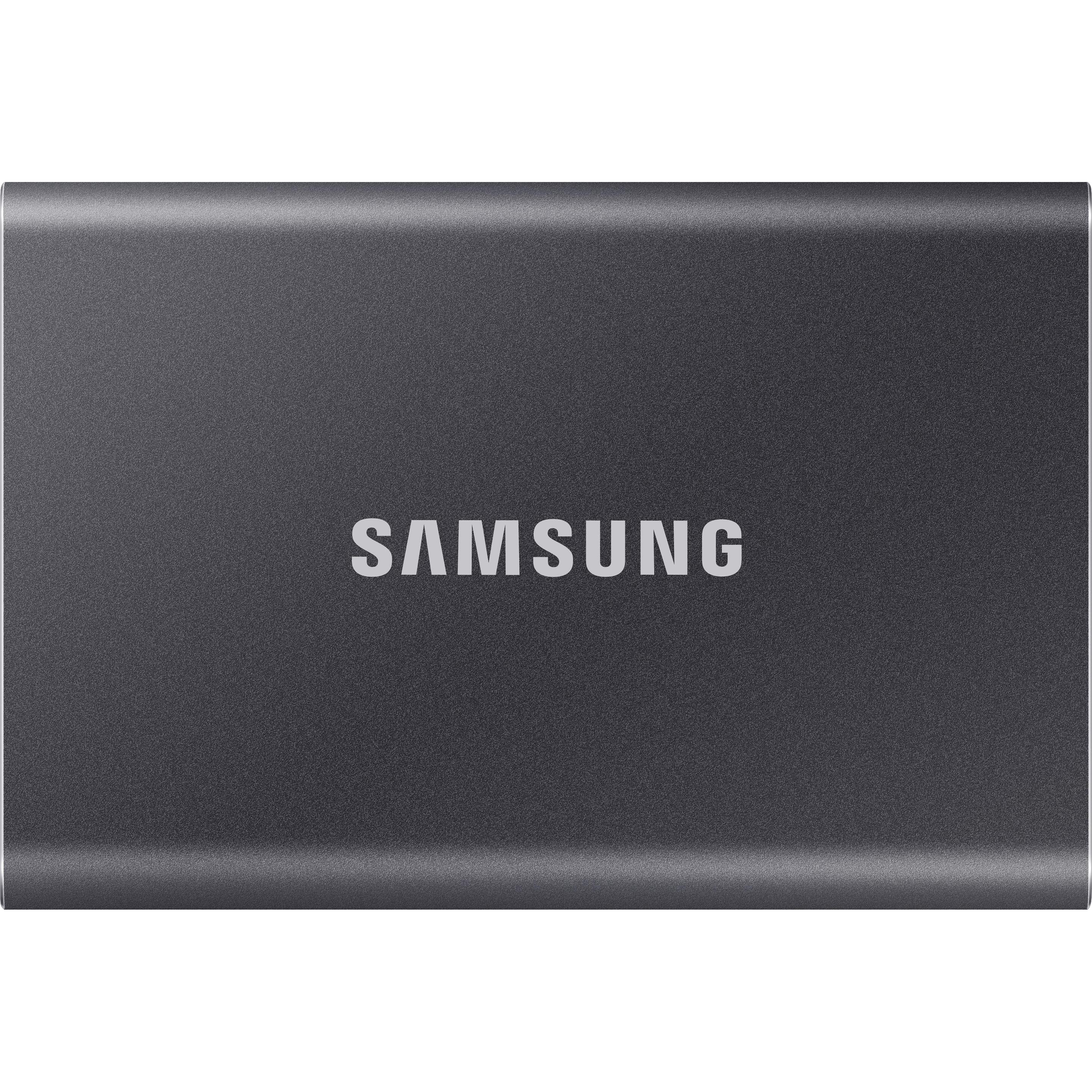 Samsung Portable T7 Titan Grey (4000 GB), Externe SSD, Grau