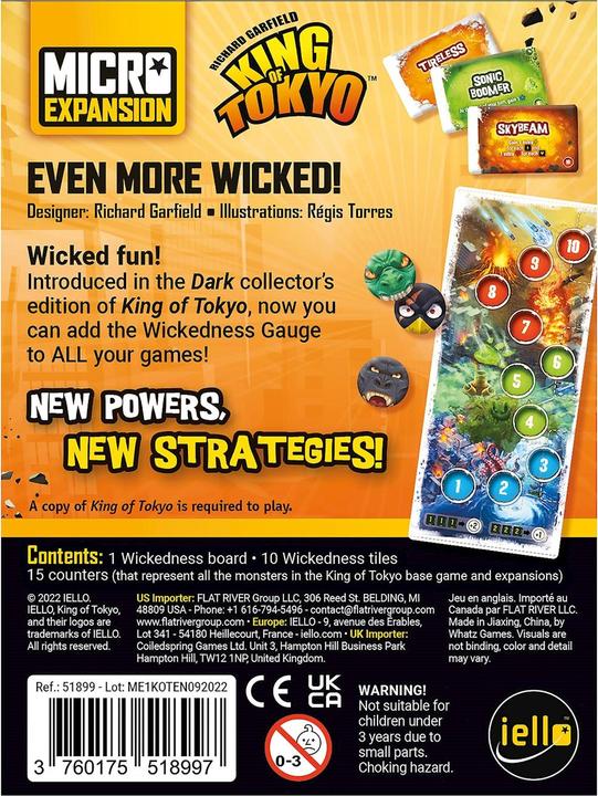 Image du produit King of Tokyo Micro Expansion e (Anglais)