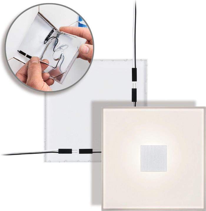 Actual product image Paulmann LumiTiles Square Basic Set (Warm white, 1 cm, Indoor)