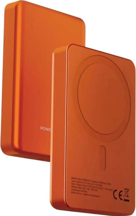 Powerology Spetelli Magsafe Powerbank 10000 mAh Orange (10000 mAh)