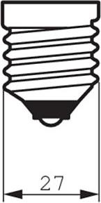 Actual product image Philips Discharge lamp (E27, 53 W, 3600 lm, 1 x, G)