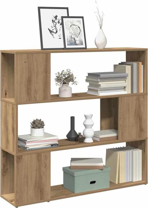 Image du produit vidaXL Bücherregal/Raumteiler Artisan-Eiche 100x24x94 cm (100 x 24 x 94 cm)