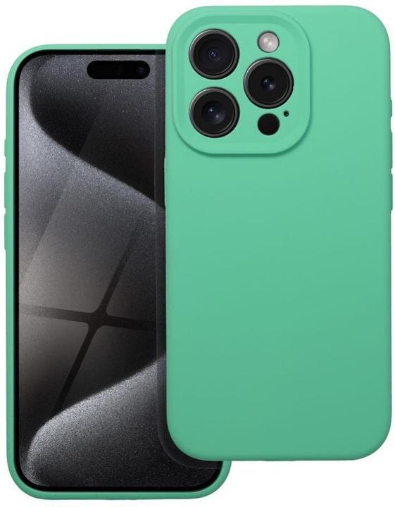 Actual product image OEM Back panel cover Case SILICONE 2mm for IPHONE 17 Pro mint (Apple iPhone 17 Pro)