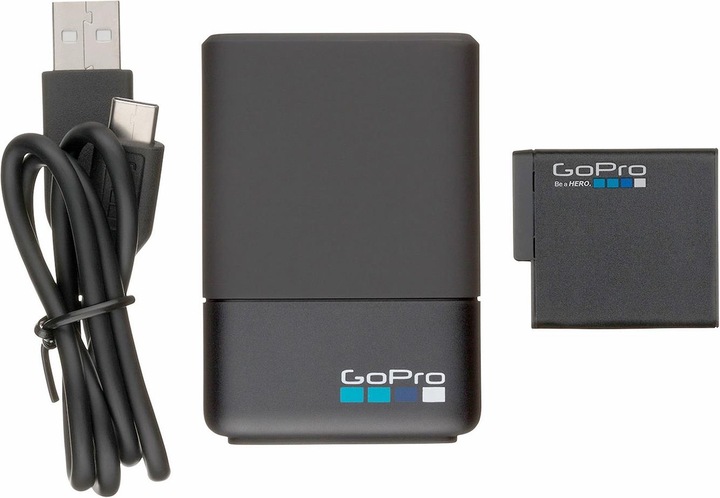 Actual product image GoPro Dual charger + battery for Hero 5 / 6 / 7 (hero 5, Hero 6, Hero 7, Hero 8)