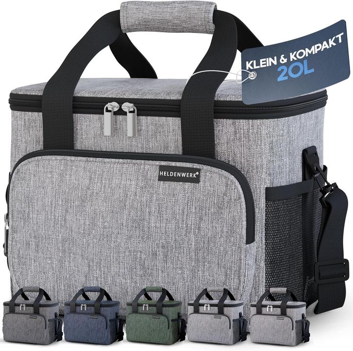 Heldenwerk Faltbare Isoliertasche 20L, auslaufsicher & wasserdicht (20 l)
