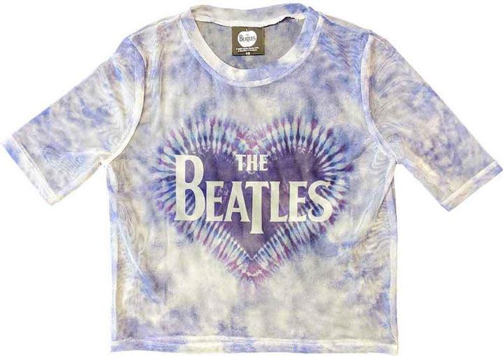 Produktbild The Beatles Heart & Drop T Logo Crop Top (Girlie) (XS)