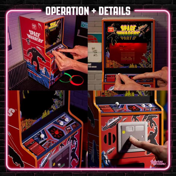 Actual product image Numskull Quarter Scale Arcade Cabinet - Space Invaders Part II