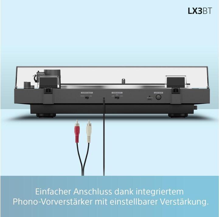 Produktbild Sony PS-LX3BT Plattenspieler schwarz (Vollautomatisch)