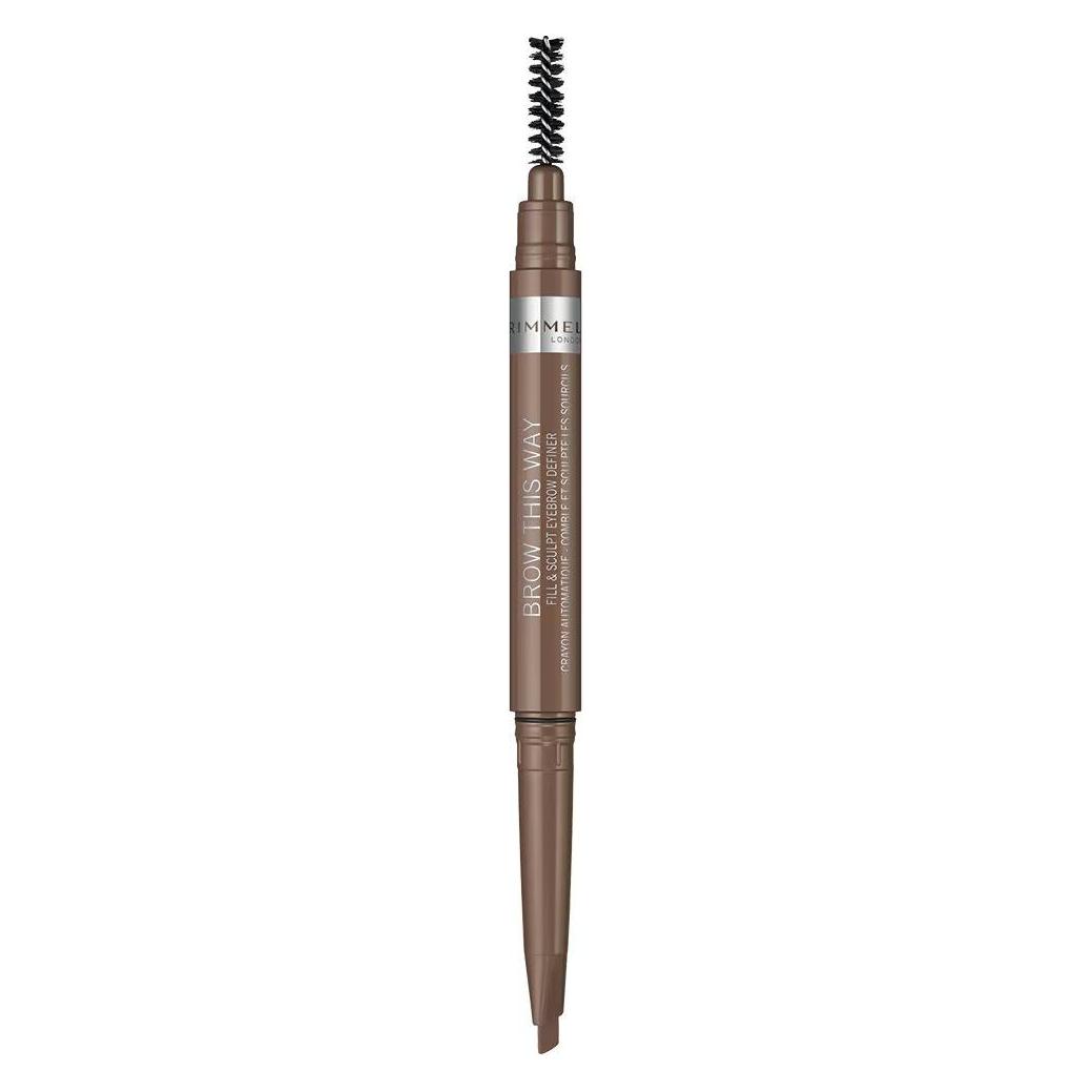 Rimmel London Brow This Way Doppelendiger Augenbrauen-Cream-Stift (002 Medium Brown) (59299738)
