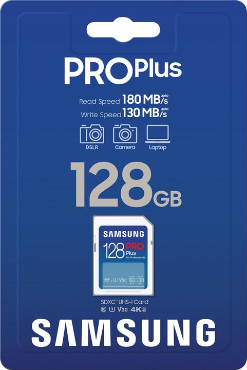 Produktbild Samsung PRO Plus (128 GB, SDXC, U3, UHS-I)