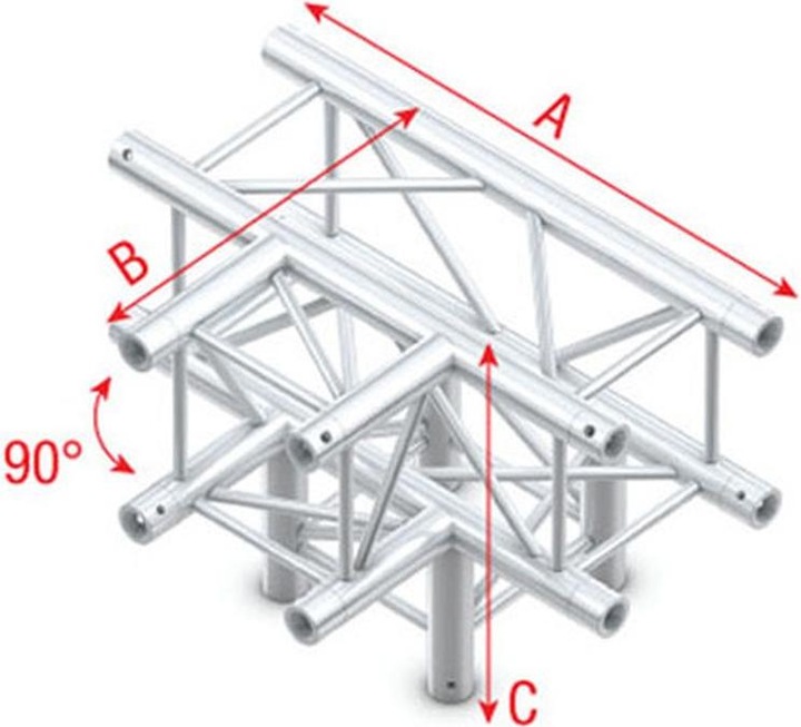 Produktbild Showtec T-Cross Down 4-way