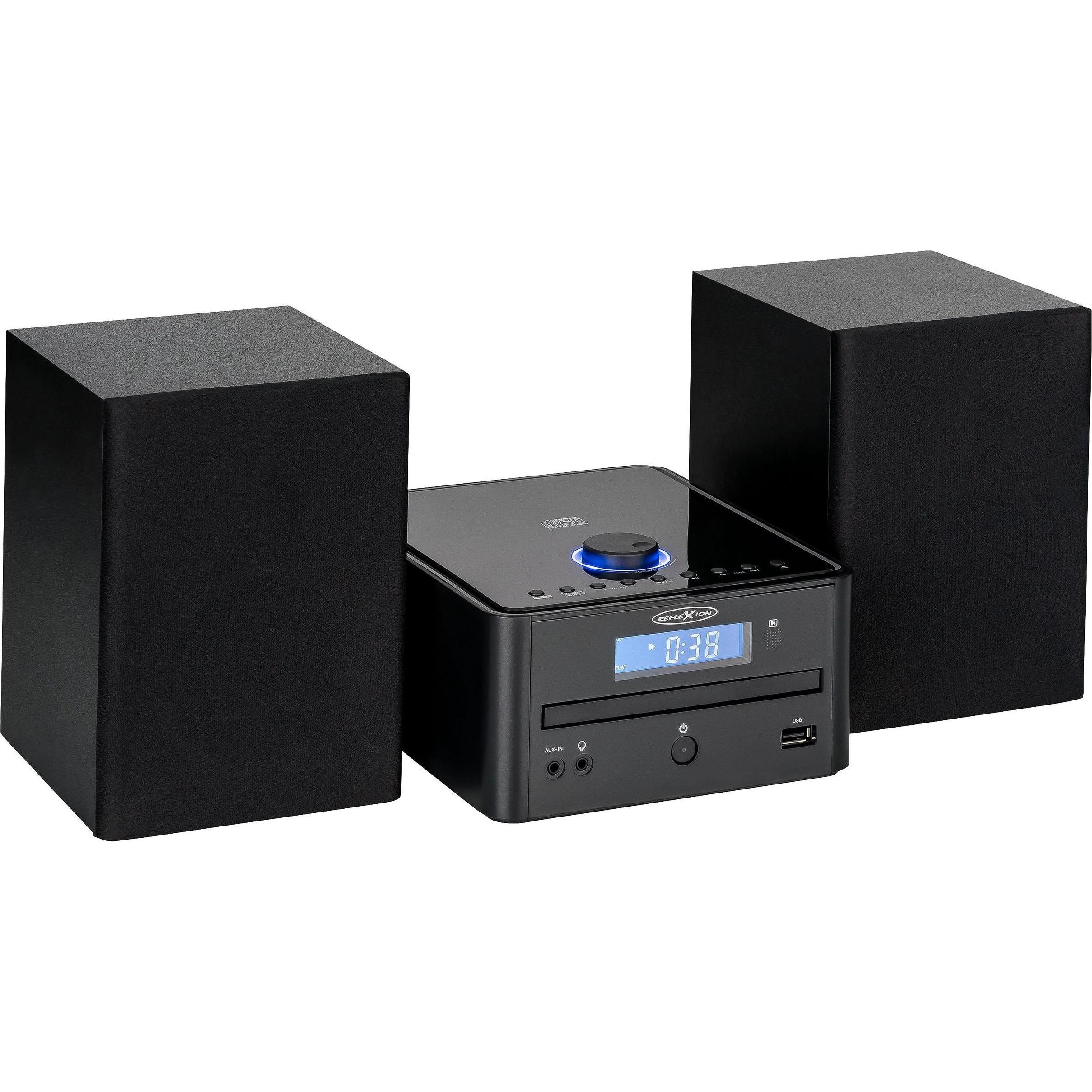 Thumbnail - Reflexion HIF79FM Stereoanlage UKW, Bluetooth, USB, MP3, CD, AUX, Inkl. Fernbedienung, Inkl. Lauts (Bluetooth, 2x 16 W),...