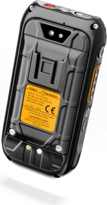 Immagine prodotto I.safe Mobile IS360.2 Smartphone protetto Ex Zona 2/22 7,6 cm (3,0 pollici) IP68, MIL-STD (8 GB, Nero, 3", 4G)