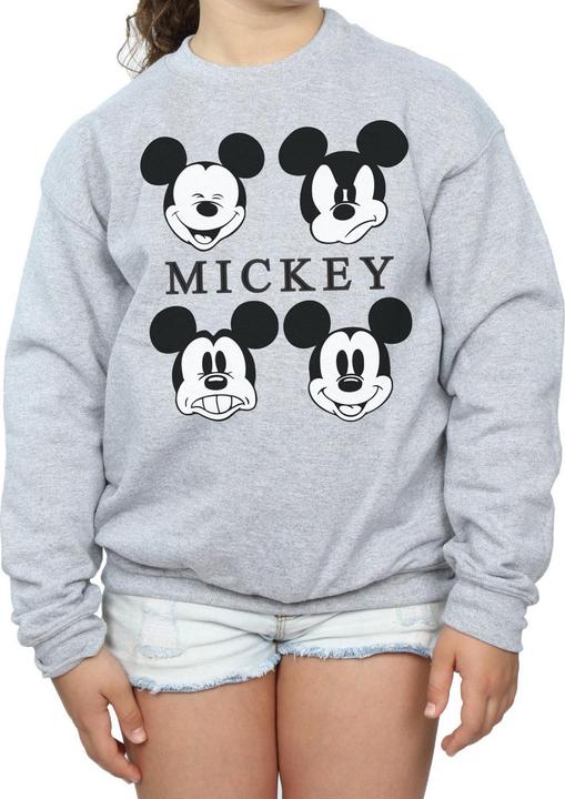 Immagine prodotto Disney Mickey Mouse Four Heads Felpa Ragazze (152, 158)