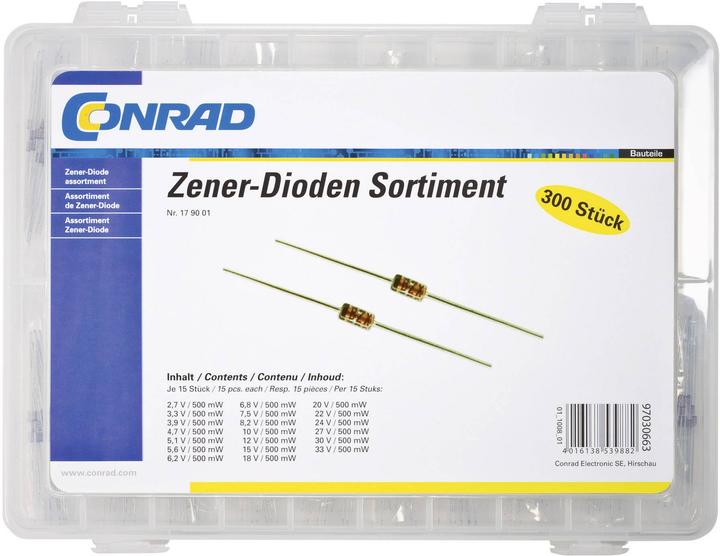 Immagine prodotto Tru Components Assortimento di diodi Zener 179001