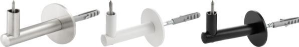 Image du produit OK-Line supports de main courante mod+AMMAqA-le 05 avec rosace plate (Acier)