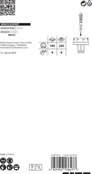 Image du produit Bosch Professional Zubehör Scie cloche Expert Sheet Metal, 68 x 40 mm (68 millimètres)