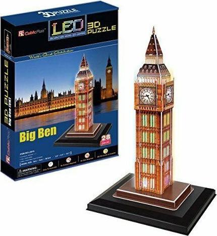 Immagine prodotto Cubicfun Puzzle 3d Big Ben LED (28 pezzi)