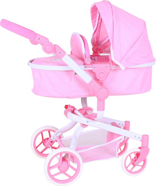 Immagine prodotto Knorrtoys Carrozzina per bambole Boonk - "Principessa Rosa Bianca".