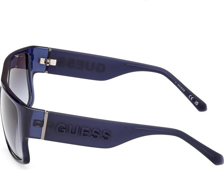 Actual product image Guess Blue Smoke Squared Sunglasses