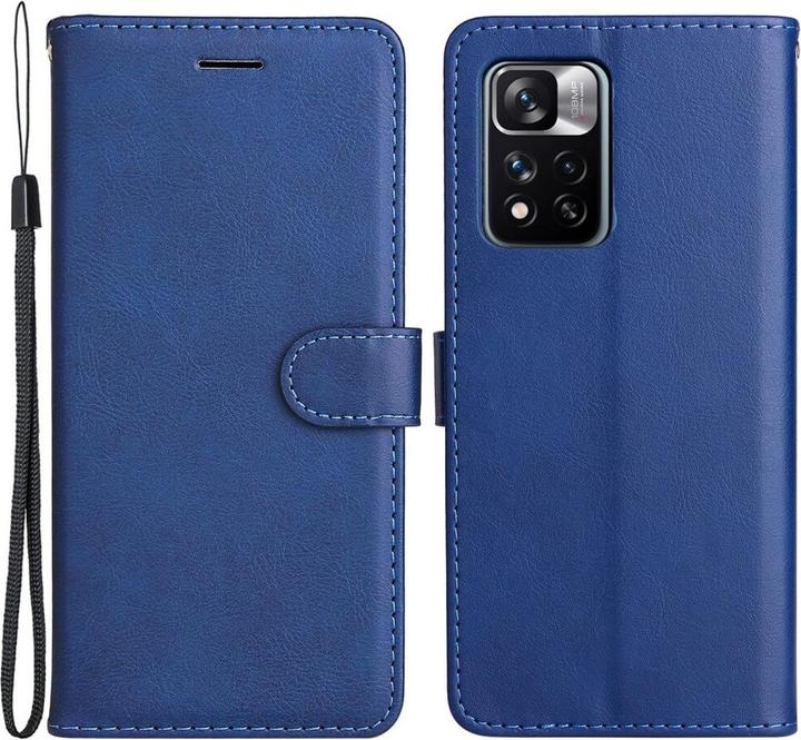 Cover-Discount Xiaomi Redmi Note 11 Pro+ - Leder Etui Hülle blau (Xiaomi Redmi Note 11 Pro)