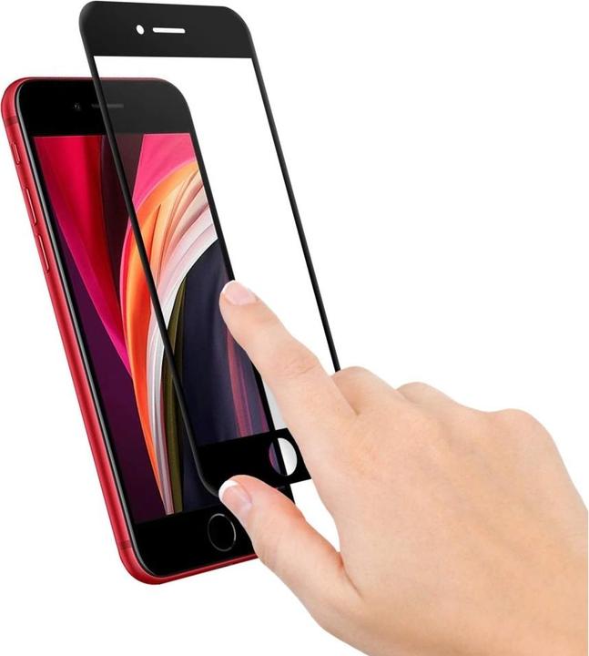 Image du produit Screenguard Apple iPhone SE 2020 Full Screen Protective Glass 2.5D 9H (1 pièce(s), Apple iPhone SE (2ème génération))