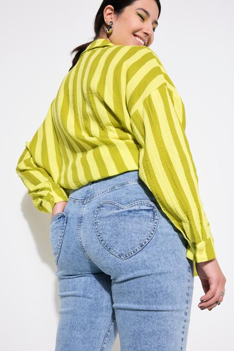 Produktbild Studio Untold Mom-Jeans, Herztaschen, 5-Pocket (44)
