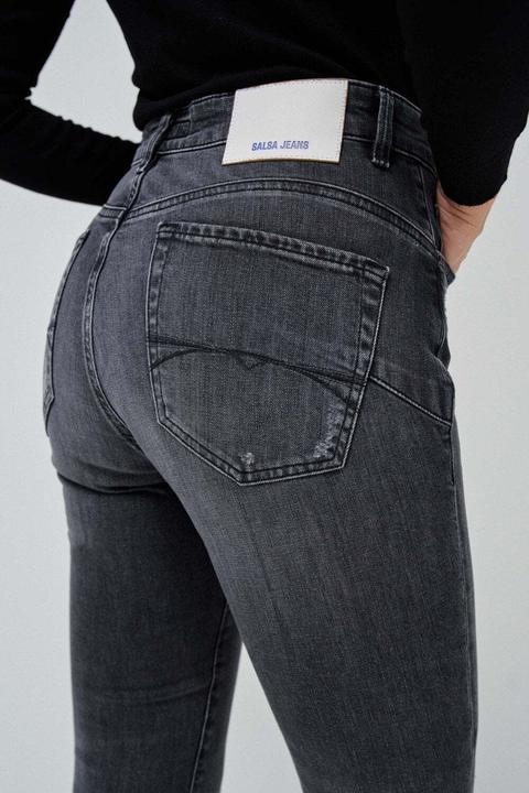 Actual product image Salsa Jeans Faith Destroyed Black Jeans (W31/L28)