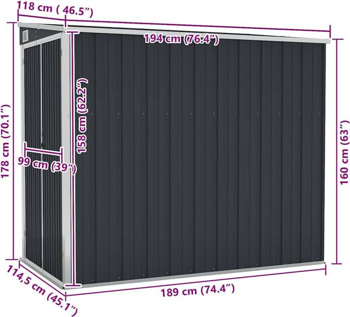 Immagine prodotto vidaXL Gartenhaus