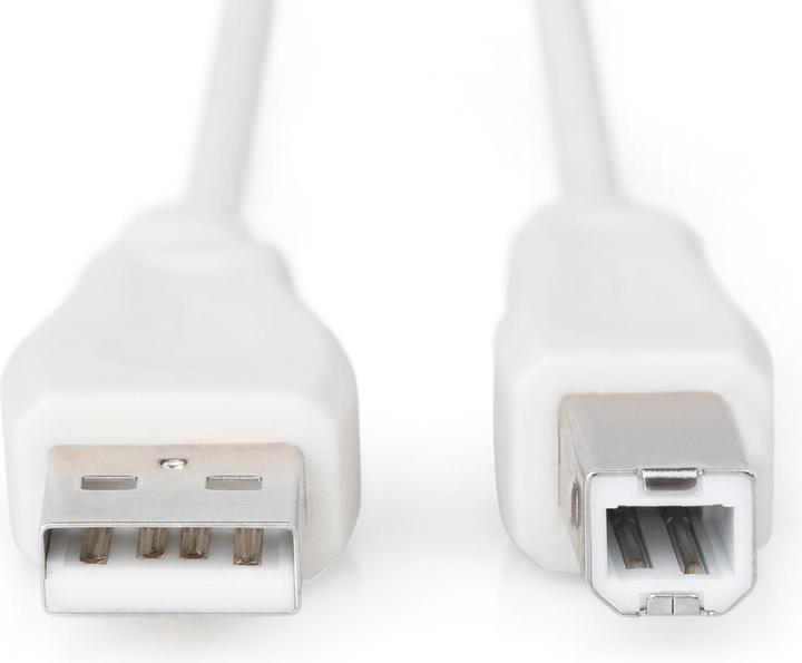 Produktbild Digitus ASSMANN USB 2.0 Anschlusskabel Typ A - B St/St 1,0m USB 2.0 konform be (1 m, USB 2.0)