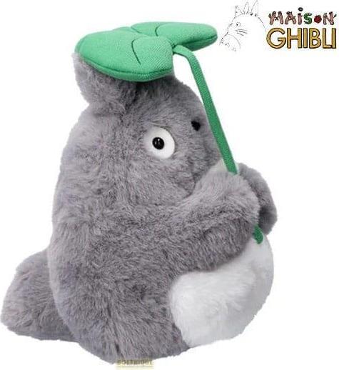 Produktbild Sun Arrow Mein Nachbar Totoro - Totoro mit Blatt (19 cm) - Plüschtier (21 cm)