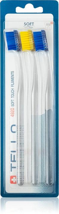 Productafbeelding Tello Adult Soft für sanfte Reinigung mit ergonomischem Design (Zacht, 3x)