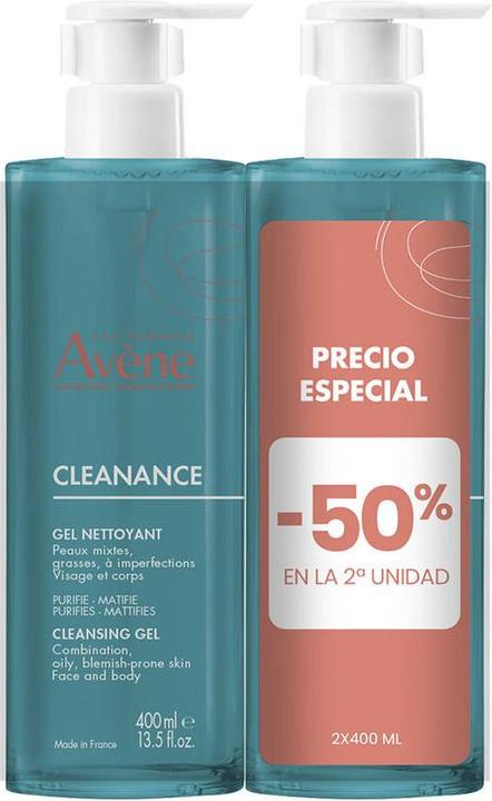 Actual product image Avène Cleanance Gel Limpiador Sin Jabn (Cleansing gel, 400 ml)