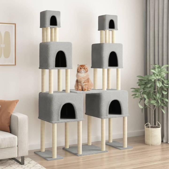 Actual product image vidaXL Kratzbaum (199 cm, Light grey)