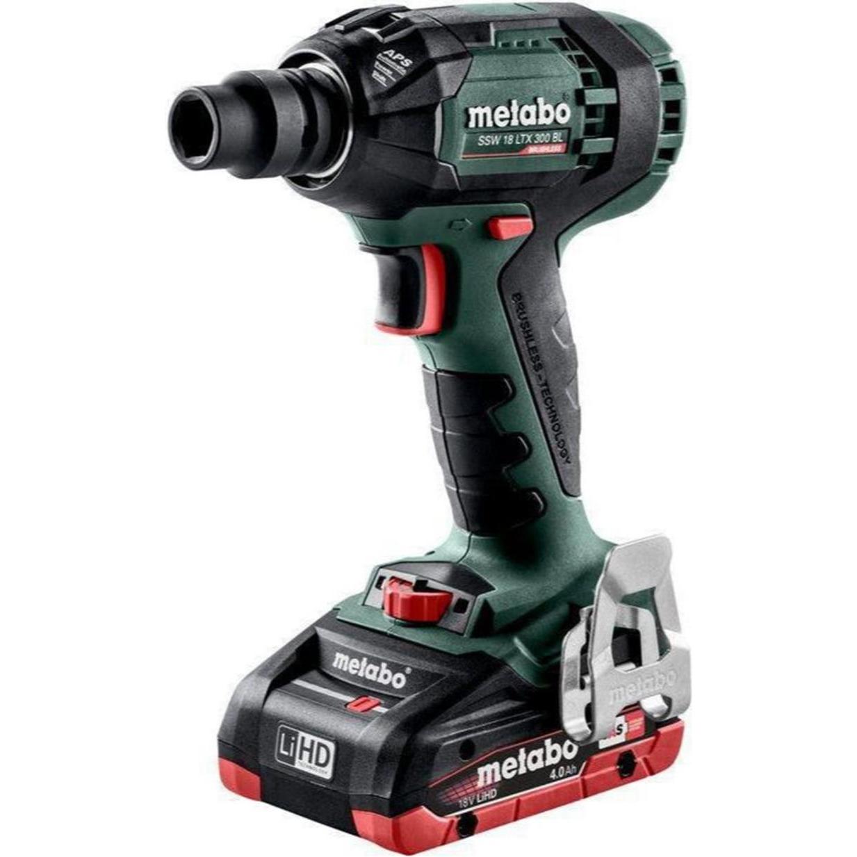 Metabo, Bohrmaschine + Akkuschrauber, 18V Akku Schlagschrauber SSW 18 LTX 300 BL (Akkubetrieb)
