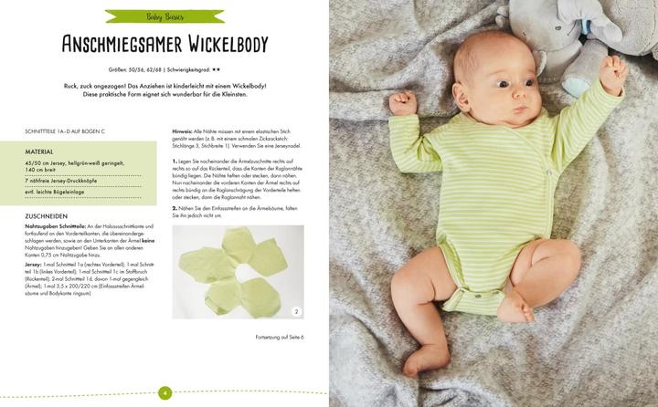 Actual product image Jersey & Co. kinderleicht - Nähen für Babys und Kleinkinder (German, 2021)