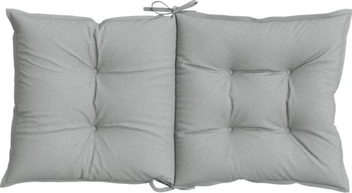 Actual product image VidaXL Low backrest cushions 6 pcs. 100 x 50 x 7cm fabric (100 x 50 x 7 cm)