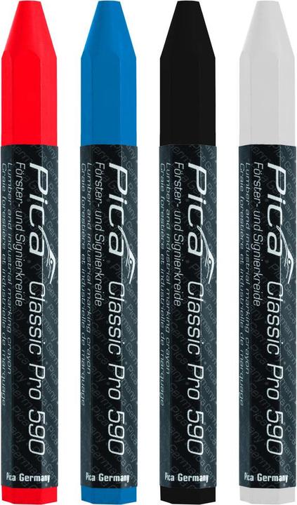 Immagine prodotto Pica Forester's/Signing Chalk Classic PRO 590 in carta rossa (Rosso, 12 x)