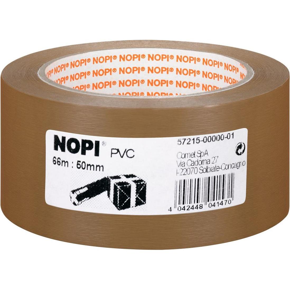 2x NOPI, Klebeband, PVC Packband 57215 (50 mm)