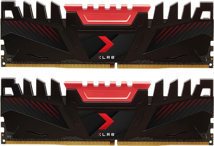 Actual product image PNY XLR8 (2 x 8GB, 3200 MHz, DDR4-RAM, DIMM)