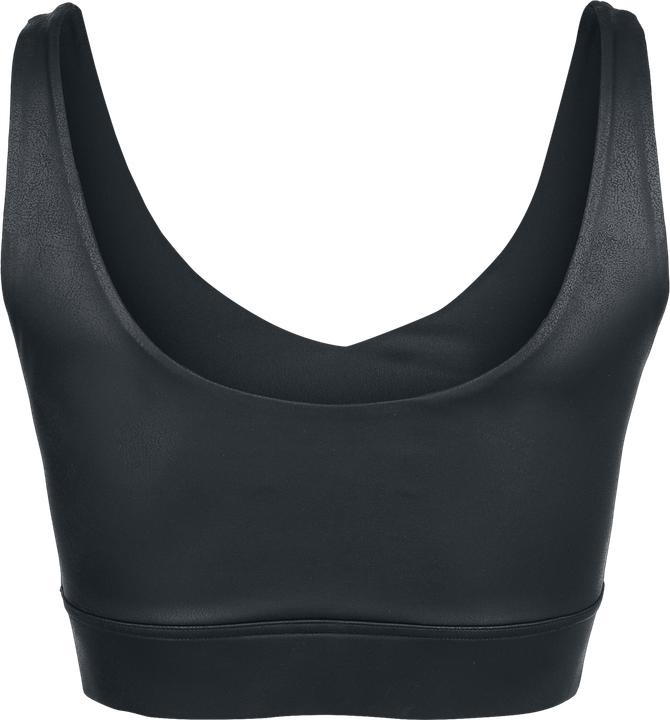 Produktbild Black Premium Essential Faux Leather cropped Top (XL)