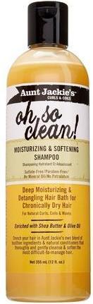 Actual product image Aunt Jackie's Aunt Jackies Oh So Clean Shampoo 12oz (Liquid shampoo)