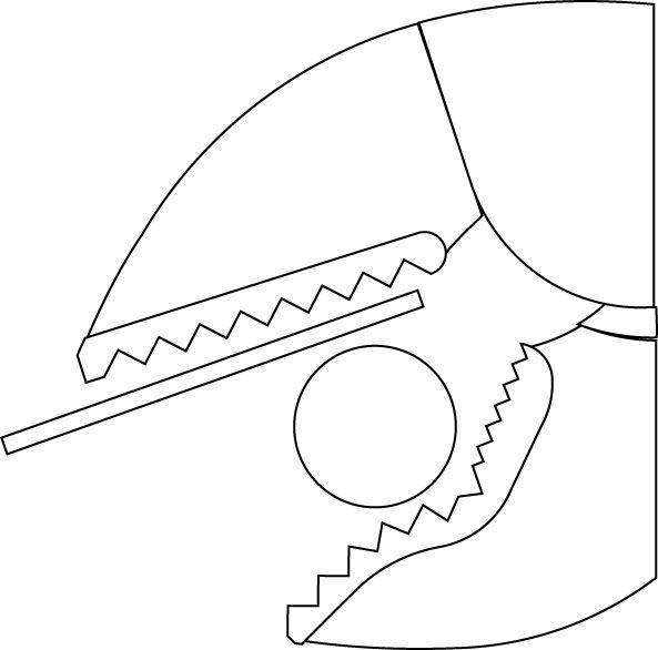 Produktbild Gedore Grip wrench 12 (300 mm)