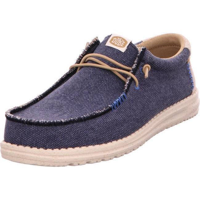 Hey Dude, Herren, Sneaker, Wally Coastline Jute, Blau, (43)