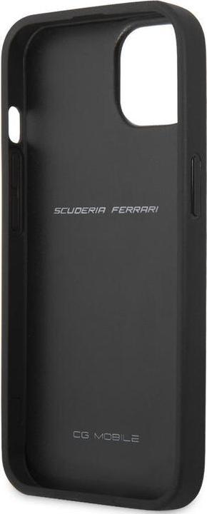 Actual product image Ferrari Case iPhone 13 - Hardcase Italian Flag No.166.4 Carbon TPU black (Apple iPhone 13)