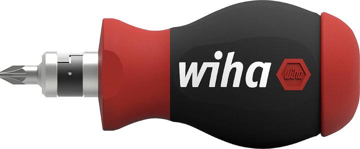 Productafbeelding Wiha Schroevendraaier met Bit Magazine Stubby (Phillipps kruissleuf (PH), Torx (TX), Inbus, Kruisvormig PZ, Schroeven met sleufkop)